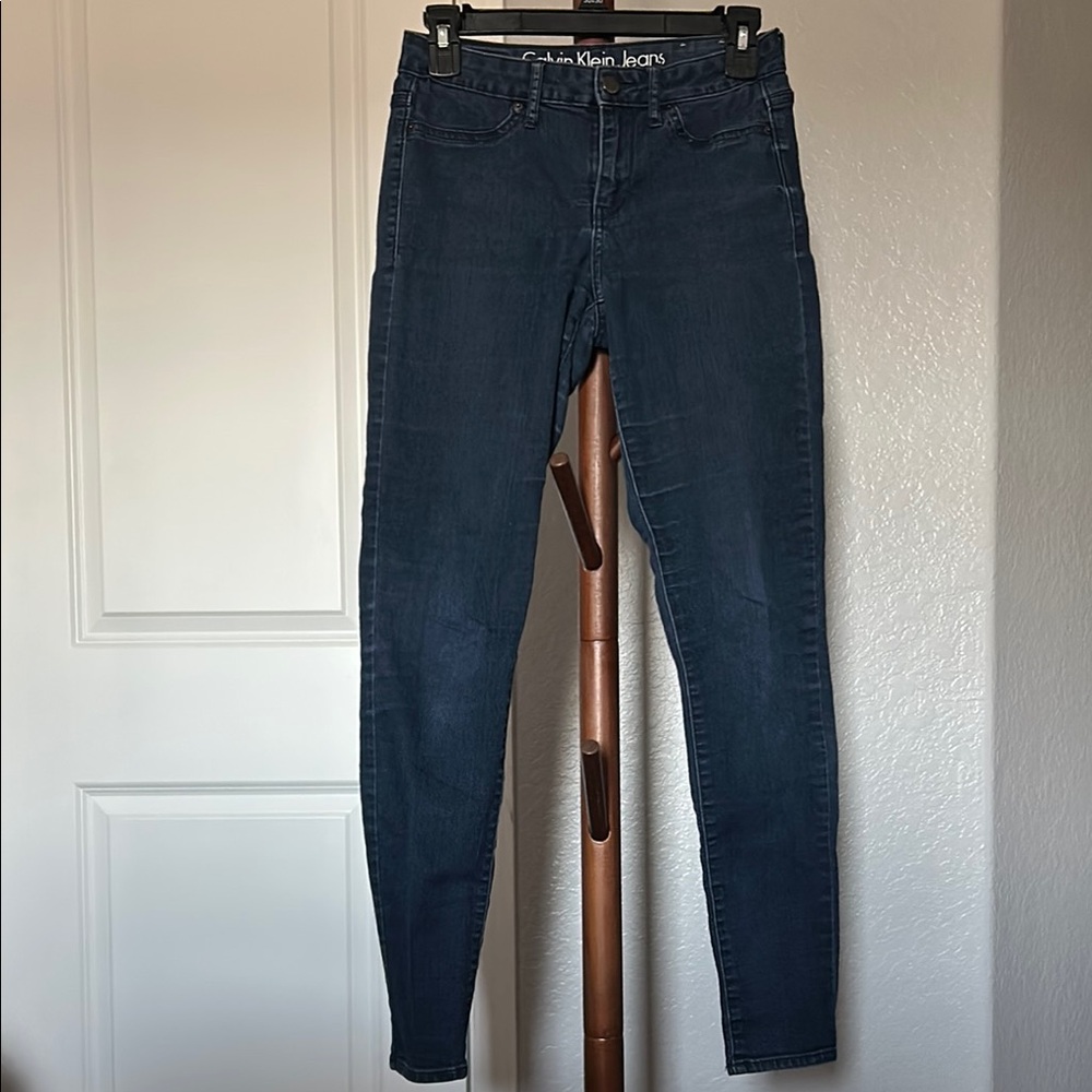 Women’s Calvin Dark Blue Skinny Legging Jeans Size 27 |C120